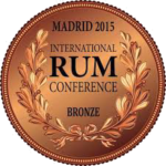 Logo de la médaille de bronze du concours Madrid International Rum Conference auquel participent les rhums et arrangés réunionnais