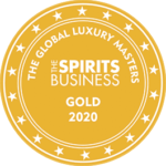 Logo de la médaille d'or de the global luxury masters auquel participent les rhums et arrangés réunionnais
